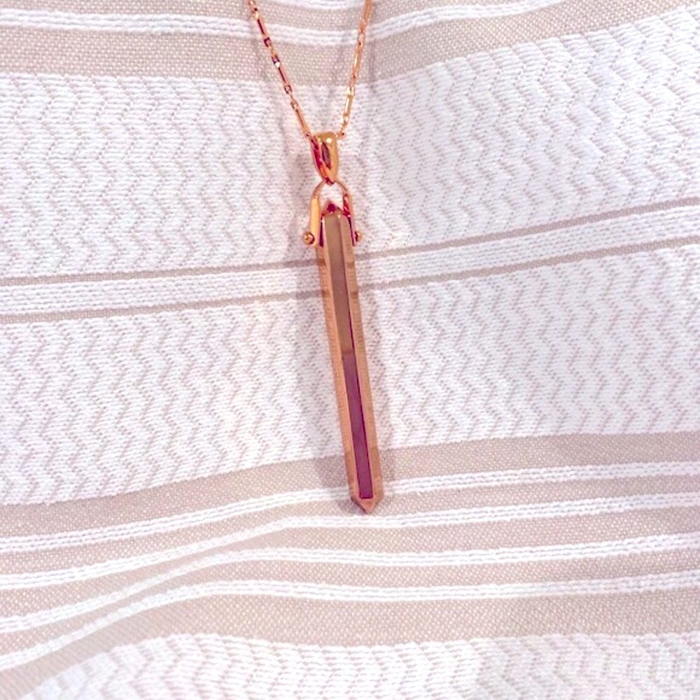 ~ stella & dot ~ rose gold rebel pendant - Picture 4 of 6